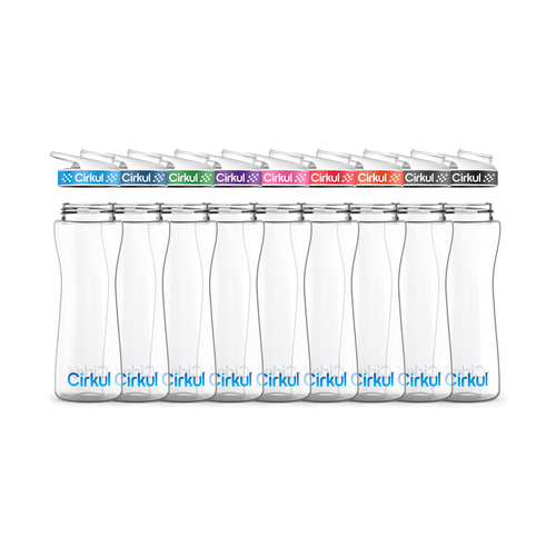 22oz. Plastic Bottle & Comfort Grip Lid